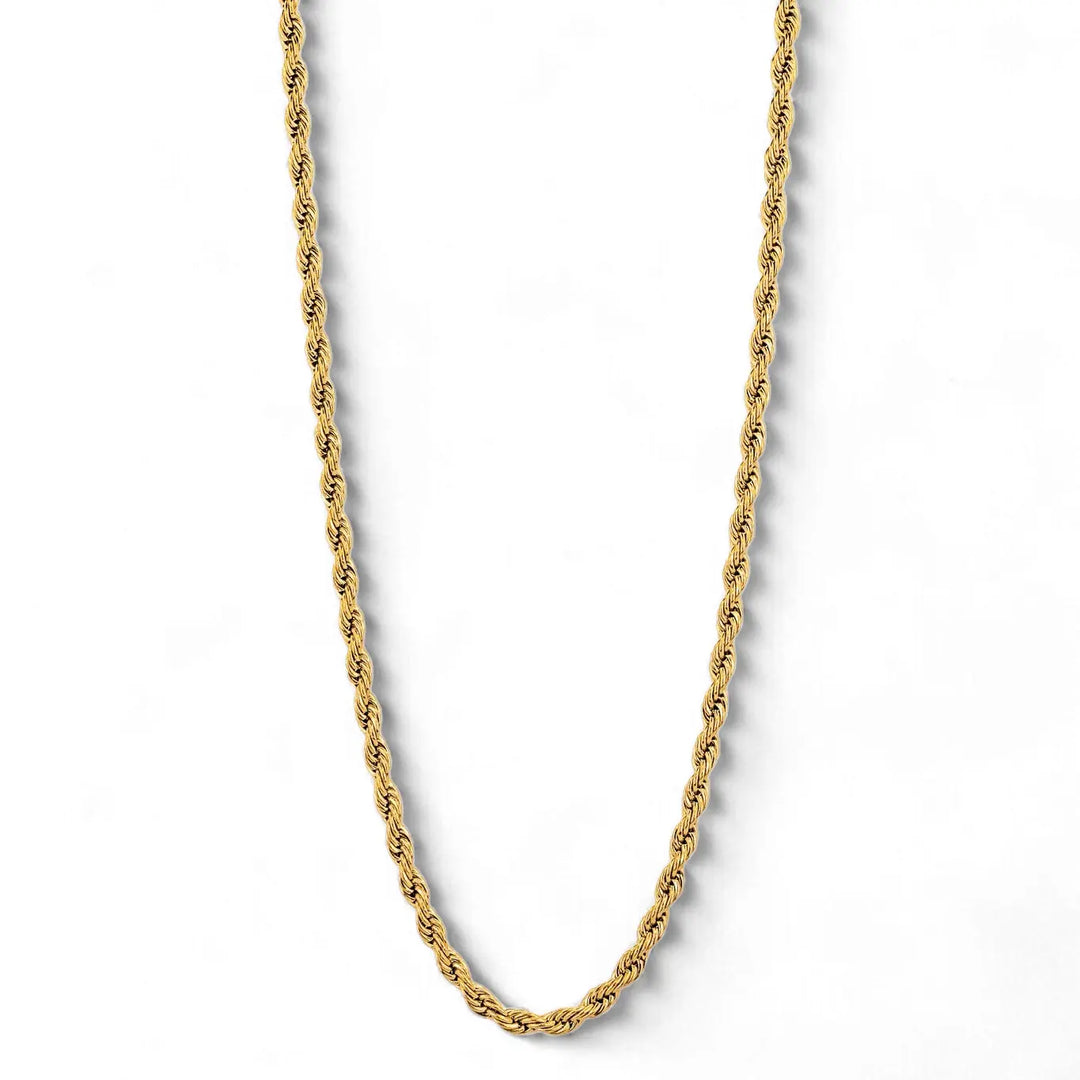 3mm Rope Chain in 18K Yellow Gold