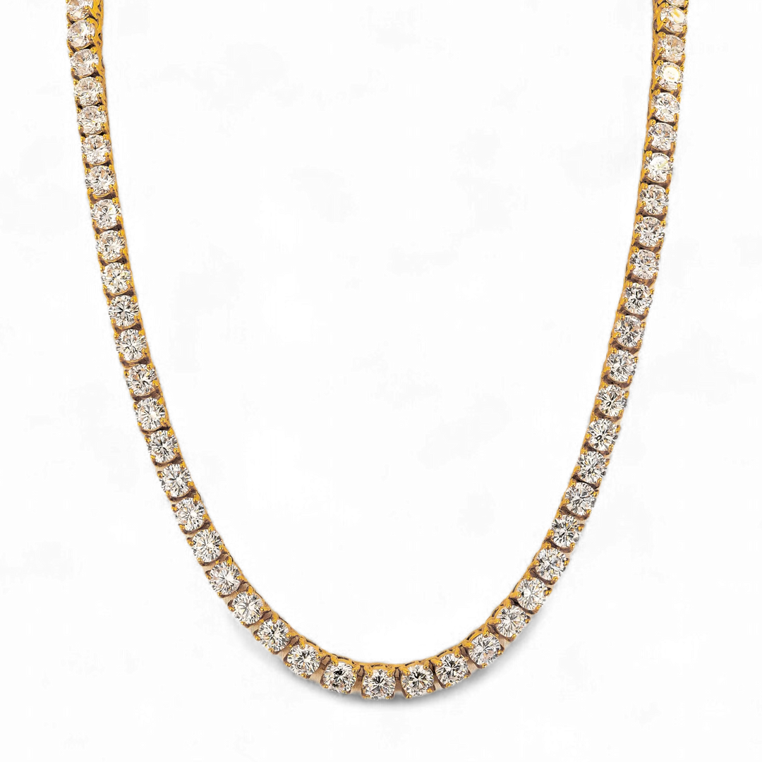 5mm Tennis Chain in 18K Yellow Gold